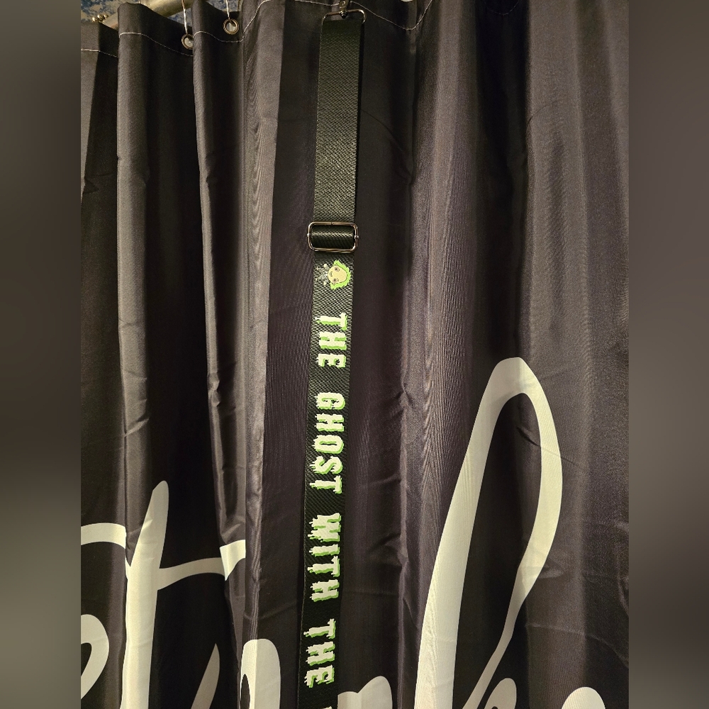 Black and Green Graphic Beetlejuice Chibi Bag/Purse Strap